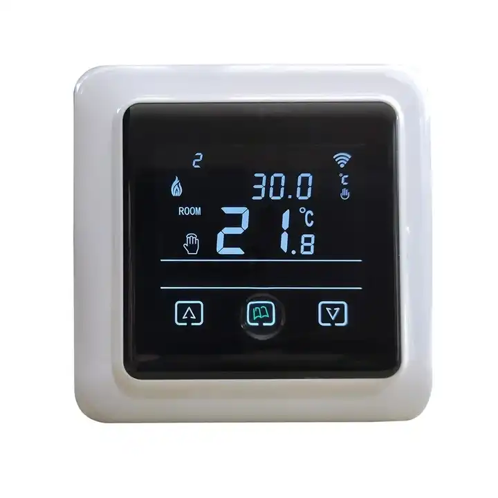 Thermostat WiFi pour salle électrique, écran tactile intelligent 110V 220V, contrôleur de température sans fil