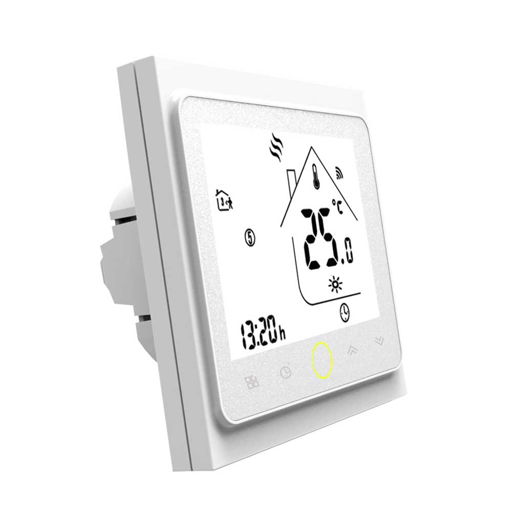 Thermostat intelligent WiFi 95 ~ 250V 24V, matériau ABS/PC pour chauffage électrique au sol et chaudière à gaz pour Application de pièce
