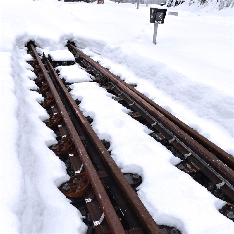 Chauffage plat à isolation minérale pour la protection contre le gel des fourches ferroviaires